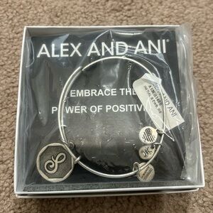NWT Alex and Ani “S” initial bracelet